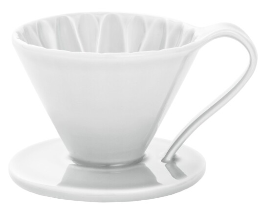 Cafec Flower Dripper - White , Cup 1 (1-2 cups) Cafec Flower Dripper - White , Cup 1 (1-2 cups)