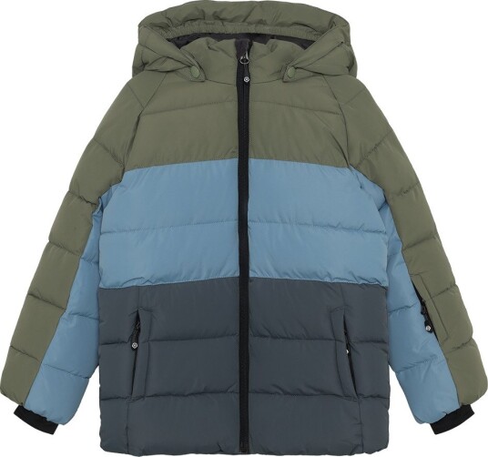 Color Kids Ski Jacket quilt & Colorblock Windward Blue 152 Color Kids Ski Jacket quilt & Colorblock Windward Blue 152