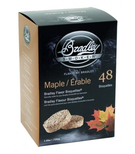 Bradley Røykebriketter av Lønn 48-pack Bradley Røykebriketter av Lønn 48-pack