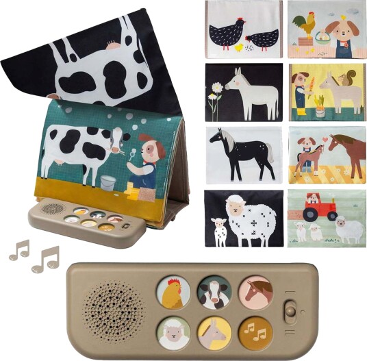 TAF Toys Farm Musical Tummy Time Aktivitetsbok TAF Toys Farm Musical Tummy Time Aktivitetsbok