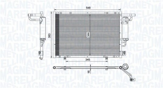 Kondensator MAGNETI MARELLI 350203100600