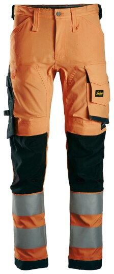 Snickers Workwear 6343 Arbeidsbukse oransje/svart Oransje/Svart, Klær