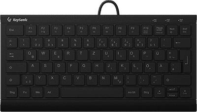 KEYSONIC TAS KSK-5011ELC (DE) Mini mit Nummernblock schwarz