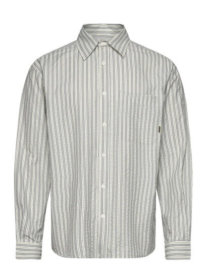 Woodbird Wbbuzo Hoi Shirt - Grey - S Woodbird Wbbuzo Hoi Shirt - Grey - S