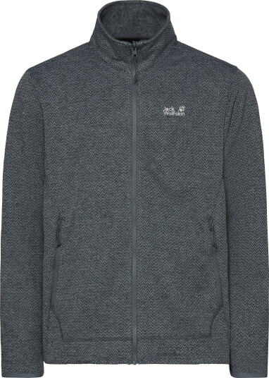 Jack Wolfskin Men"s Pinetrail Full Zip Grey Odessa XXL Jack Wolfskin Men"s Pinetrail Full Zip Grey Odessa XXL