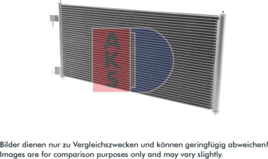 Kondensator, klimaanlegg AKS DASIS 092033N Kondensator, klimaanlegg AKS DASIS 092033N