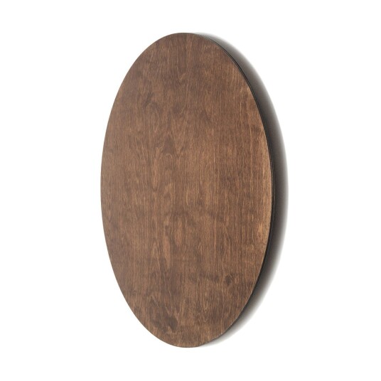 Timber rund vegglampe 75 cm 22W 3000 Kelvin Brun Timber rund vegglampe 75 cm 22W 3000 Kelvin Brun