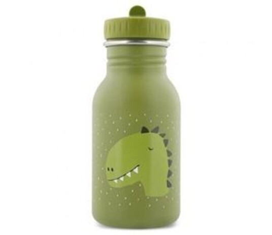 Trixie Mr. Dino Drikkeflaske i stål til barn 350ml grønn
