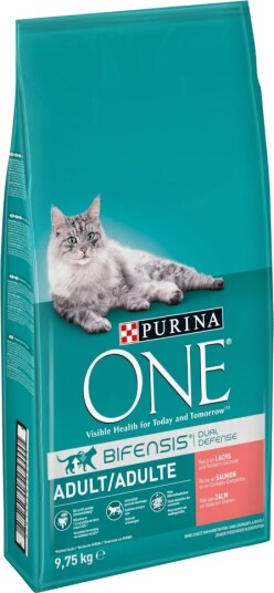 Purina One Tørrfôr Adult Laks & Fullkorn 2 X 9.75 kg