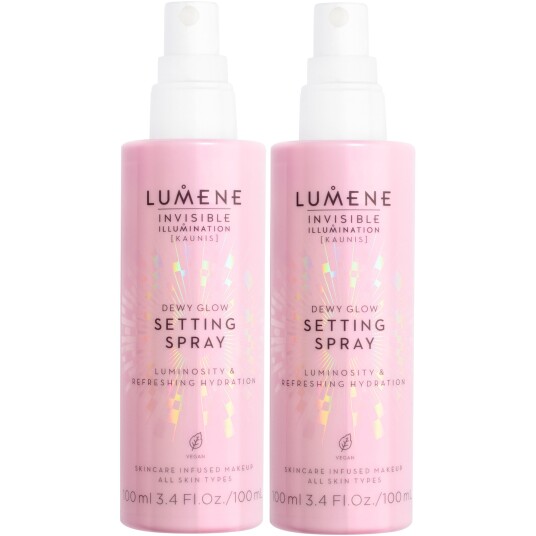 Lumene Invisible Illumination Dewy Glow Setting Spray Duo 2x100 ml Lumene Invisible Illumination Dewy Glow Setting Spray Duo 2x100 ml