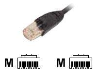 EFB ELEKTRONIK ECOLAN - Koblingskabel - RJ-45 (hann) til RJ-45 (hann) - 50 cm - trådpar i metallfolie (PiMF) - CAT 6 - halogenfri - svart