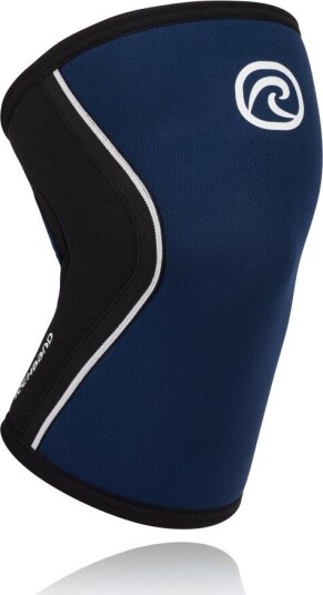 Rehband Rx Knee-Sleeve 5mm Black/Navy S, Black/Navy