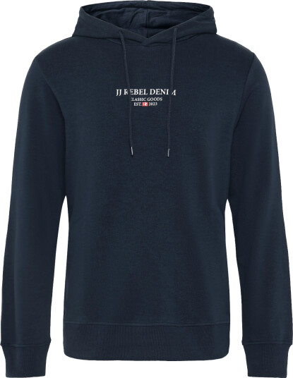 JJ REBEL Jrebjeans Rebel Print Sweat Hood Sn Navy XXL