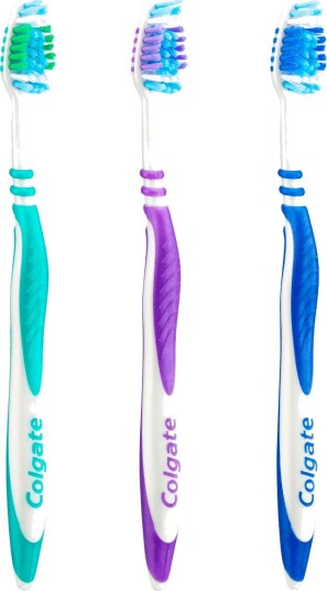 Colgate Tannbørster 3 pcs. Sikk-sakk SOFT