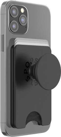 Popsockets PopWallet+ for MagSafe Svart