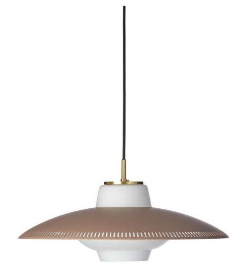 Warm Nordic - Opal Shade Pendel Light Hazel Brown Warm Nordic