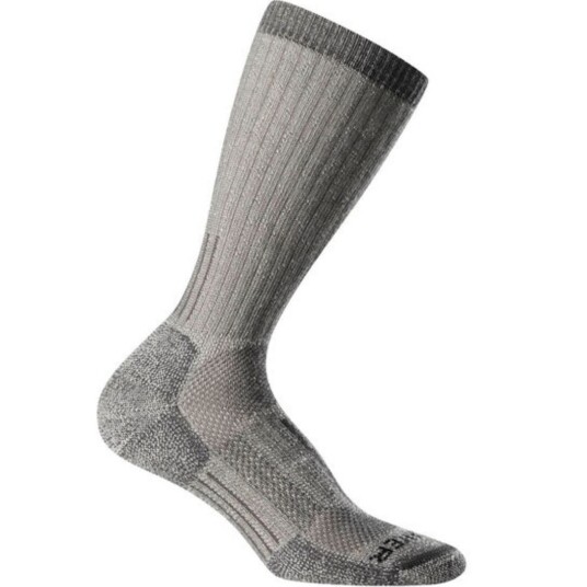 Icebreaker Mens Mountaineer Exp Mid Calf, Black/Monsoon, L