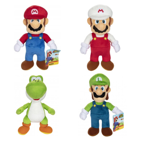 Kosedyr Super Mario 22cm ass