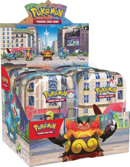 Pokémon Lumiose City Mini Tin Samlerboks med Boosterpakker Pokémon Lumiose City Mini Tin Samlerboks med Boosterpakker