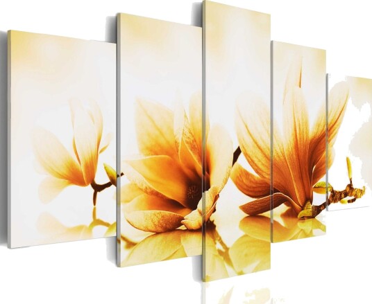 Bilde Amber Magnolias 100x50 Artgeist sp. z o. o.