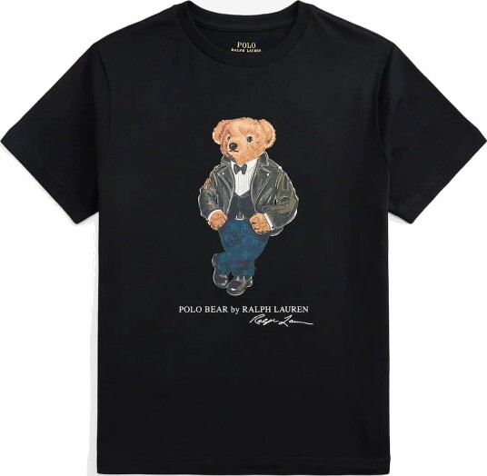 Ralph Lauren Kids Polo Bear Cotton Jersey Tee POLO BLACK 150 161