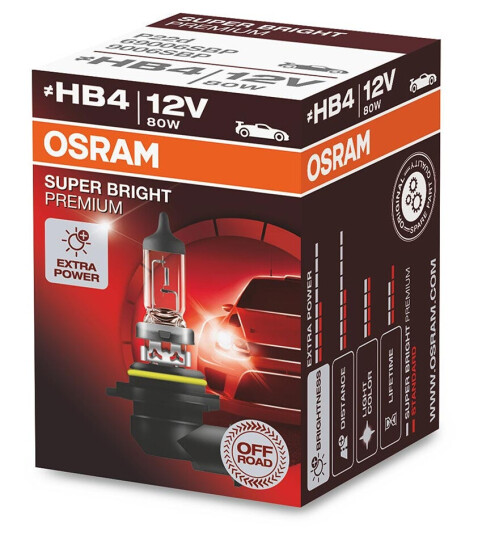 Osram Super Bright Premium HB4 halogenpære