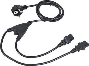 C Tech C Tech Nettkabel 220/230V Strømforsyning 1,8M Y Gaffel Vde