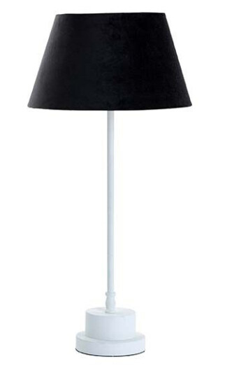RUBEN 2 Bordlampe uten skjerm – Elegant hvit H 53 cm E27 sokkel