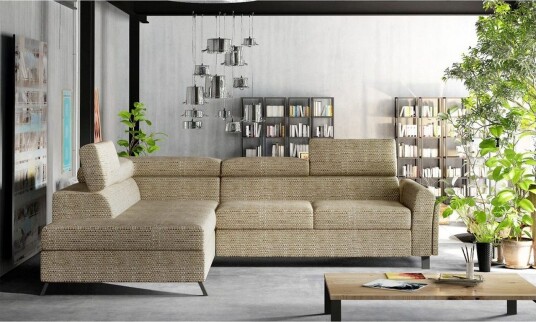 Seksjon Eltap Kairos 265x200x92 cm Berlin 03 Beige Venstre