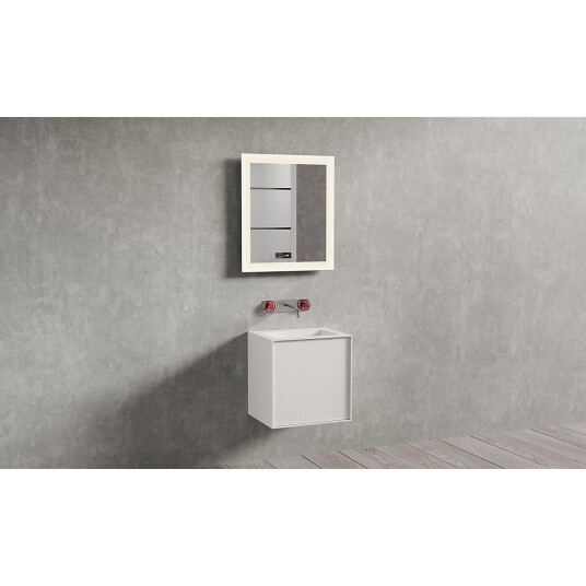 Copenhagen Bath Larvik Sound 60 Speil 600x700 mm med høytaler duggfritt Copenhagen Bath Larvik Sound 60 Speil 600x700 mm med høytaler duggfritt