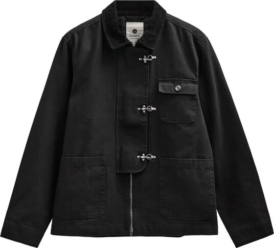 Anerkjendt Akbastian Canvas Jacket   CAVIAR   XL