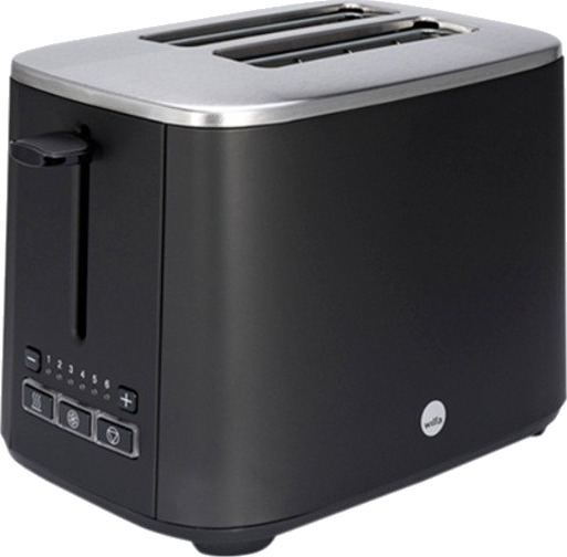 Wilfa Classic CT-1000MB 2-skiver Brødrister Svart med Smulebrett