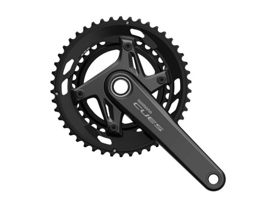 Shimano Cues FC U6030 2 kranksett dobbelt road 34/50T 9/10 speed 175mm Shimano Cues FC U6030 2 kranksett dobbelt road 34/50T 9/10 speed 175mm