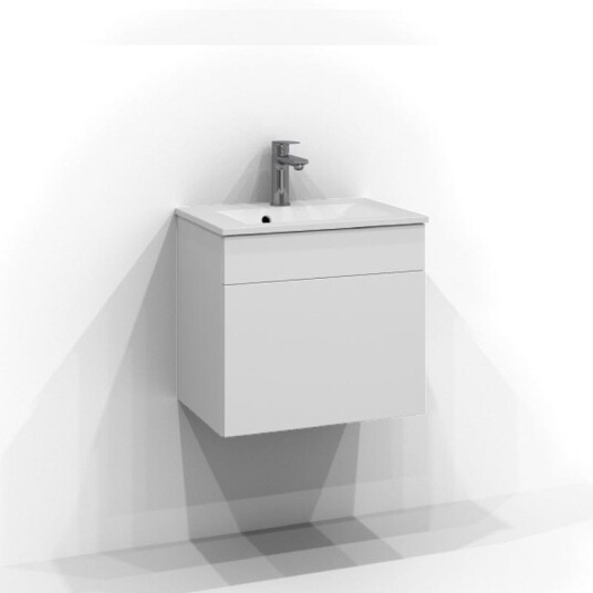 Svedbergs Poem Plan Servantskap Slim D35 med 1 Skuff Hvit / 50cm Push Open SV-3355111-P Svedbergs Poem Plan Servantskap Slim D35 med 1 Skuff Hvit / 50cm Push Open SV-3355111-P