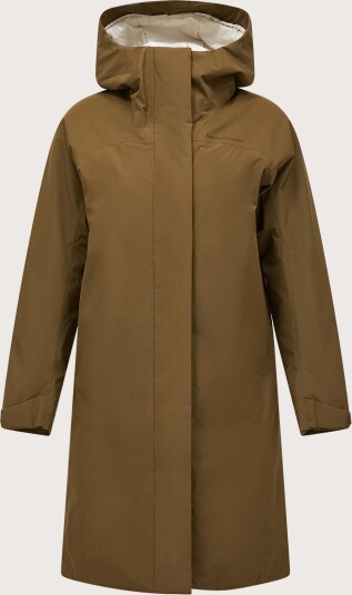 Peak Performance Women"s Treeline Hipe 2 L Insulated Shell Parka Meadow Moss, S