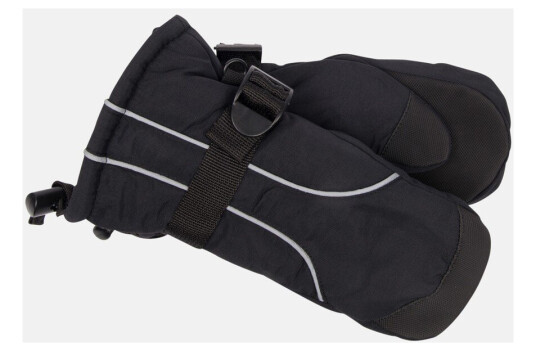 Duved Jr Mittens-Sw, Black, 3,  Skihansker