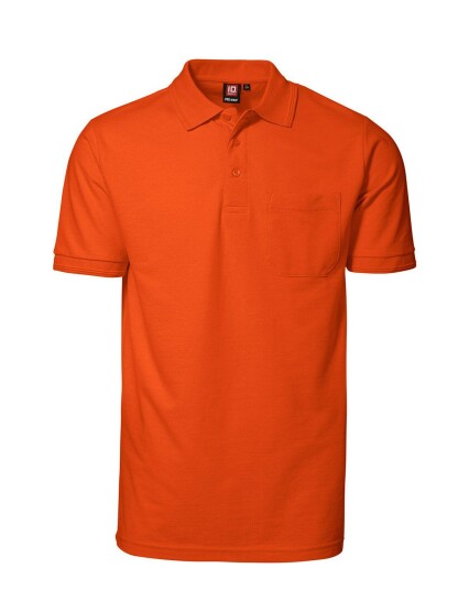 Id PRO Wear Poloskjorte m. Lomme til Herre Oransje