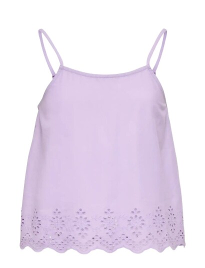 Kids Only Koglou Life Emb Singlet Wvn Purple 134