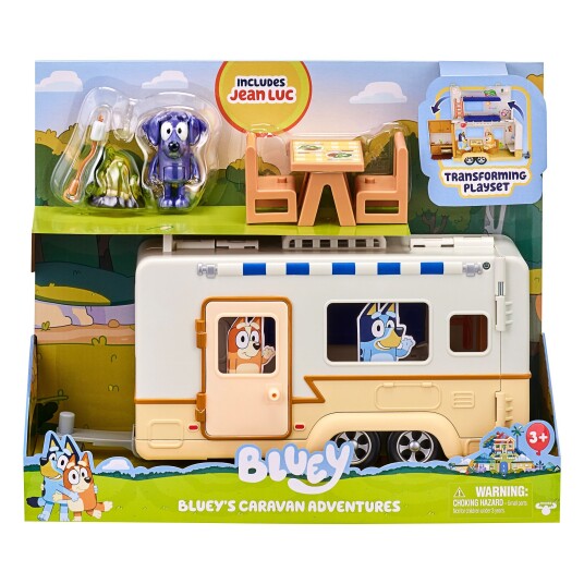 Bluey Family Caravan Bluey Figurer Og Tilbehør 90152