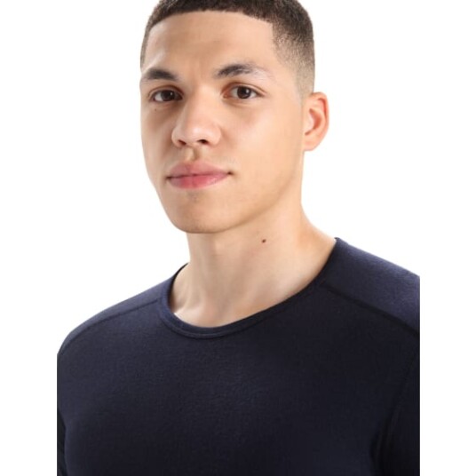 Icebreaker Men's 200 Oasis Long Sleeve Crewe XXL, Midnight Navy