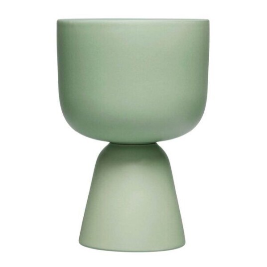 iittala Nappula blomsterpotte 23x15,5 cm matt mint iittala Nappula blomsterpotte 23x15,5 cm matt mint