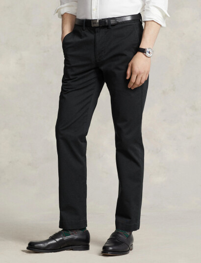 Polo Ralph Lauren Stretch Straight Fit Washed Chino Pant - Black - 34 x 32 Polo Ralph Lauren Stretch Straight Fit Washed Chino Pant - Black - 34 x 32