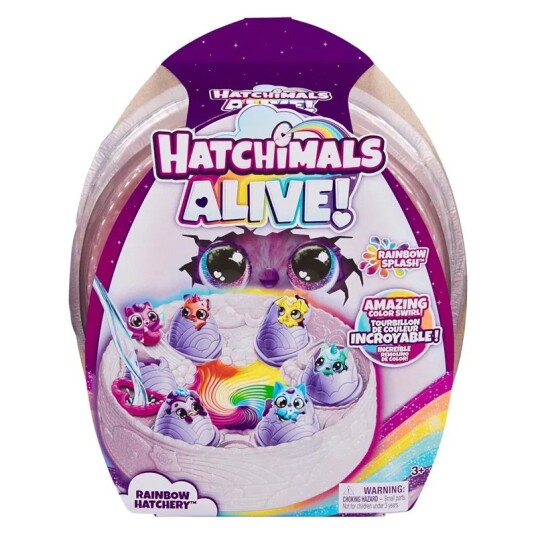 Hatchimals Alive Rainbow Klekkeri med 6 Figurer og Tilbehør