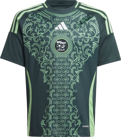 Adidas Performance Bortedrakt Algerie 2024 Mineral Green Adidas Performance 16 år 176 Fotballtrøye Grønn