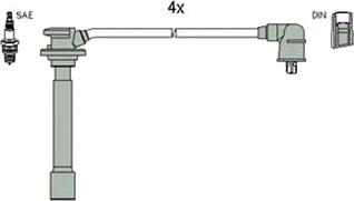 Tennplugg kabelsett HITACHI 134114
