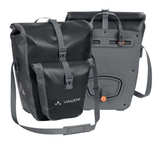 Vaude Aqua Back Plus, sett med 2 single sykkelvesker STD BLACK Vaude Aqua Back Plus, sett med 2 single sykkelvesker STD BLACK