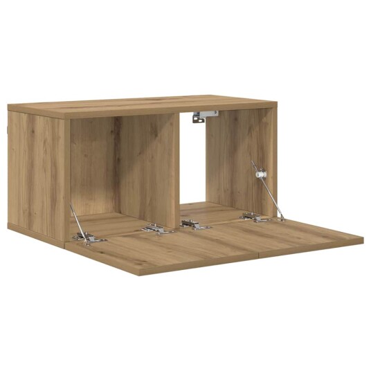 TV skap 2 pcs Brun 60 x 30 x 30 cm Konstruert tre