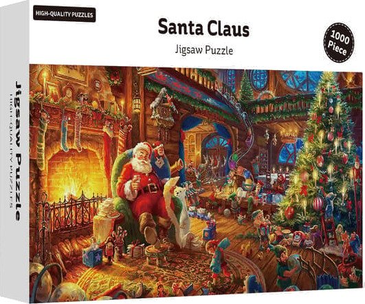 Adventskalenderpuslespill 2025   1000 fargerike puslespillbrikker