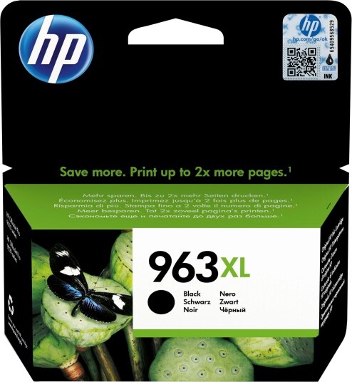 HP 963 XL sort blekkpatron med høyt utbytte