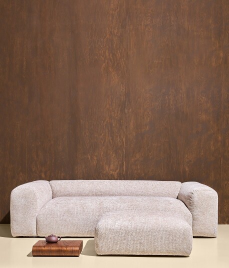 Jotex 3seters Sofa Polyester/Kryssfiner/Polyeterskum Greige chenille Wenju 1747299040